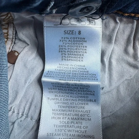 Joe’s Jean Shorts.  Girls size 8.  New with tags. - Picture 5 of 6